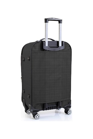 Gedox Orta Boy 4 Teker Kumaş Valiz Antrasit 1081 Antrasit