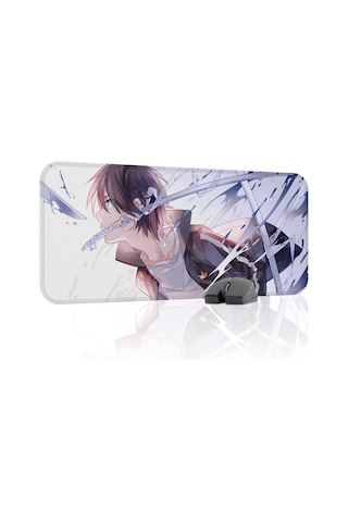 Noragami Kaymaz Dikişli Kauçuk Oyuncu Mousepad V2 - 70x30 Xl Gaming Mouse Pad Fare Altlığı