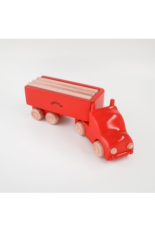 Ahşap Tır Kırmızı