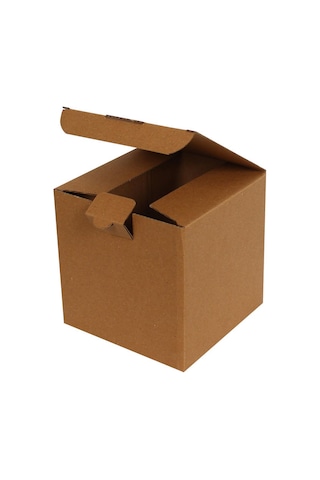 Kraft Kilitli Kargo Kutusu / Ebat: 14x14x14 cm (100 adet)