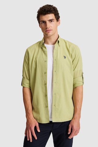 U.S. Polo Assn. U.s. Polo Assn. Erkek Çağla Gömlek Basic 50324660-vr016 Cagla