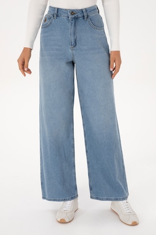 U.S. Polo Assn. Kadın Açık Mavi Loose Fit Jean Pantolon 50316568-DN0021