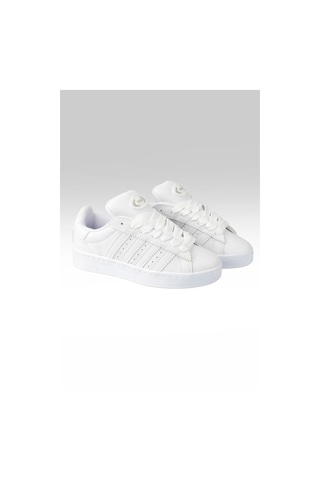 Twigs Tw Tonny White Cmps Unisex Bağcıklı Ortopedik Spor Sneaker Ayakkabı Beyaz-beyaz Çizgi