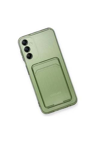 Samsung Galaxy A55 5g Kılıf Kart Şeffaf Silikon