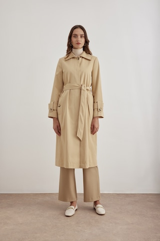 Aker 24aw07174111 Küçük Beden Trençkot 24aw07174111 038 Camel Camel