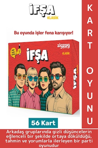 Eğlenceli Kız Erkek Grup Arkadaş Ortamı Cesaret Dürüstlük Tahmin Kart Oyunu İfşa-klasik 56 Kart