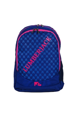 Lacivert - Pembe Unisex Lumberjack İki Bölmeli Sırt Çantası Lmçan20308 Lacivert - Pembe