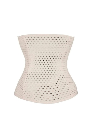 Genculus Hamilelik Sonrası Sıkılaştırıcı Korse Latex Kumaşlı, Göbek Ve Bel Toparlayıcı S/M