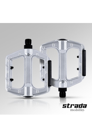Strada Alüminyum Bilyalı Reflektörlü Bisiklet Pedalı