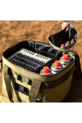 Besthome1 10l Oxford Kumaş Kamp Stoğu Çantası - Darbe Emici, Antrenörlü, Çok Renkli Kahverengi - Dış Mekan İçin Taşınabilir Sak Çok Renkli