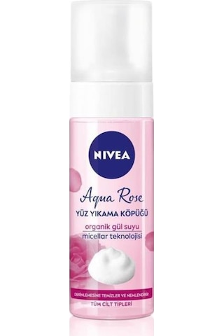Nivea Aqua Rose Organik Gül Suyu İçeren Yüz Temizleme Köpüğü 150 ML