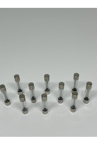 10 Adet 20 Amper 30mm Büyük Boy Cam Sigorta 20a