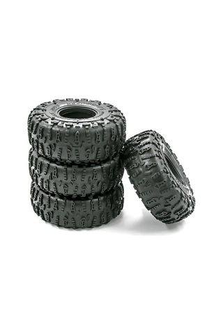 Besthome1 1/10 Trx4 Scx10 90046 90047 Cc01 Araçlar İçin 4 Adet 125mm 48mm Lastik Seti