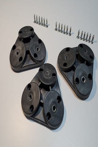 Zigon Sehpa Açılı Bağlantı Aparatı 3 Lü Aparat Ve Vidalar -ahşa