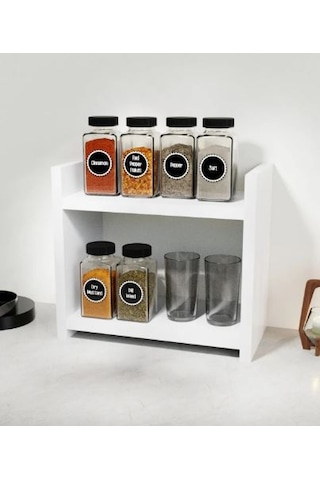 Tezgah Üstü Baharatlık Rafı