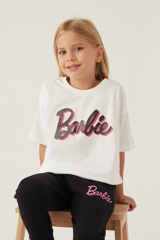 Barbie Kız Çocuk Krem Tshirt 5274-43505 Krem