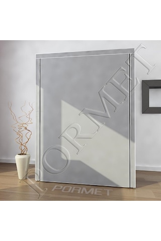 Beyazpazar Bez Dolap Yorgan Hurcu Metal Profilli Yorgan Hurcu Portatif Bez D (400097824) Gri