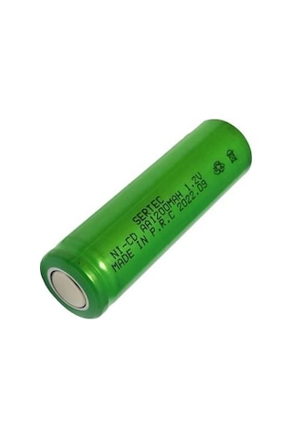 Sertec 1.2Volt 1200mAh AA Ni-CD Şarjlı Kalem Pil Başlıksız 1 Adet