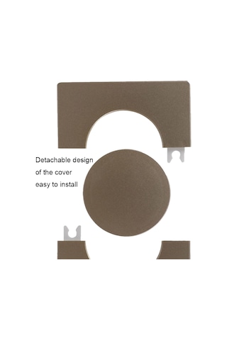 Sones Kare Klima Deliği Dekorasyon Kapağı Duvar Deliği Tıkacı, Stil: 9cm Gümüş