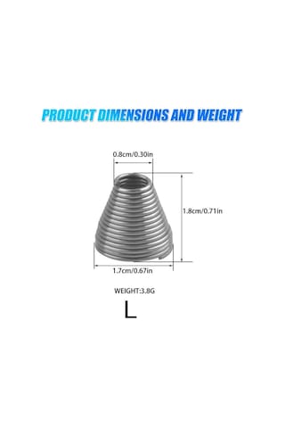 MSO Olta Balıkçılık Paslanmaz Çelik Kurşun Takılma Önleme Spiral