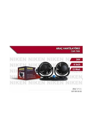 Araç Içi Vantilatör Küçük Çift Başlı 24v 4 Inç Tüm Modeller