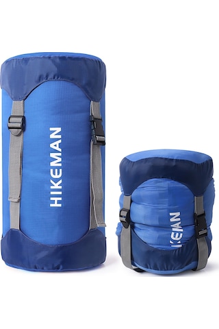 Açık Hava Uyku Tulumu Sıkıştırma Çantası Mavi L Beden Mavi