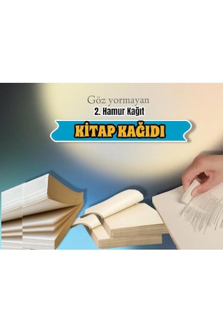 A4 Kitap Kağıdı 2. Hamur Kağıt Göz Yormayan Kağıt 70 Gram 500 Adet 2,18kg