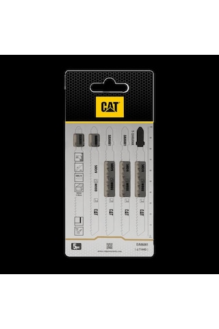 Cat Da06001 5 Parça Profesyonel Ahşap Hızlı/kaba Kesim Dekupaj Testere Bıçağı, Ucu