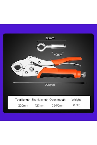 Sones Zemin Isıtma Pensesi Manuel Isıtma Borusu Sökme Temizleme Kurulum Pensesi, Model: 4/6 Nokta Hepsi Bir Arada