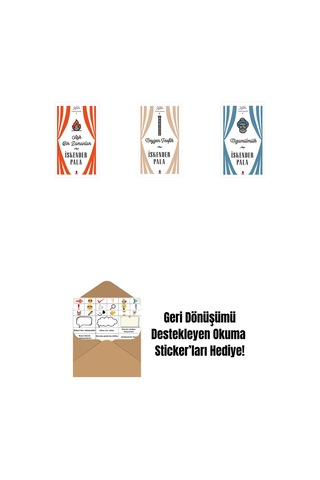Aşk Bir Zamanlar Ciltli + Neyzen Tevfik Ciltli + Nizamülmülk Ciltli + Okuma Sticker'ları
