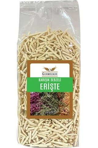 Gurmezade Karışık Sebzeli Yumurtalı Erişte 500 G