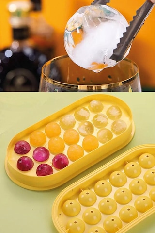 Periboia 13 Bölmeli Kristal Küre Buzluk - Yuvarlak Buz Kalıbı Diğer