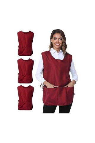 Fastbuy 3 Cepli Unisex Yelek Seti - Kırmızı, Normal Beden Diğer