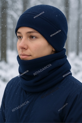 Ritagarcia Polar Lacivert Bere Boyunluk 2.li Set