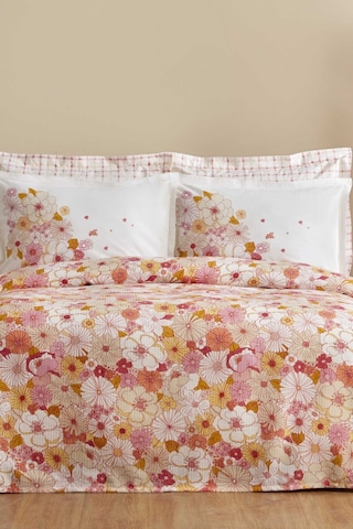 Karaca Home Pegy %100 Pamuk Tek Kişilik Pike Takımı Somon 200.22.12.0069