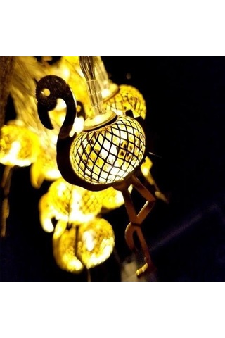 Hobibahçem 2 Metre Pilli İnce Tel Led Işık Zinciri Parti Aydınlatma Günışığı