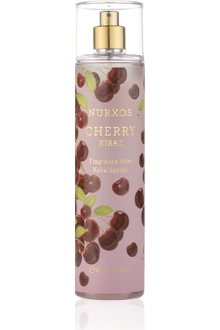 Nurxos 9887 Cherry Kiraz Hediyelik Kutulu 3'lü Set Vücut Spreyi & Losyon & Duş Jeli