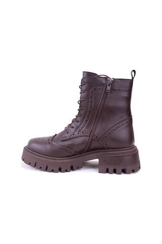 Dagoster Dza07-12531530 Kahve Günlük Düz Taban Kadın Bot 001