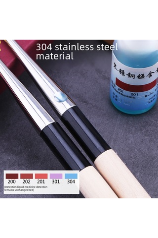 Suofeng Japon Mutfağı İçin Paslanmaz Çelik Uçlu Çubuklar - Sushi, Sashimi, Tempura Ve Akdeniz Yemekleri İçin 165mm Altıgen Saplı Profesyonel Çatal Diğer