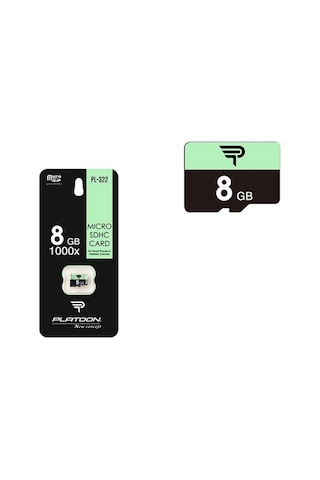 Platoon PL-322 8 GB MicroSDHC Hafıza Kartı