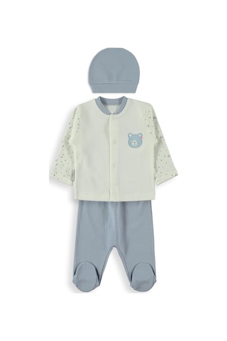 Bebbek Love Baby Zıbın Setleri - Mavi