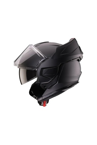 Motosiklet Kaskı Modüler Güneş Vizörlü Çene Açılır Mat Siyah Motorcu Kask