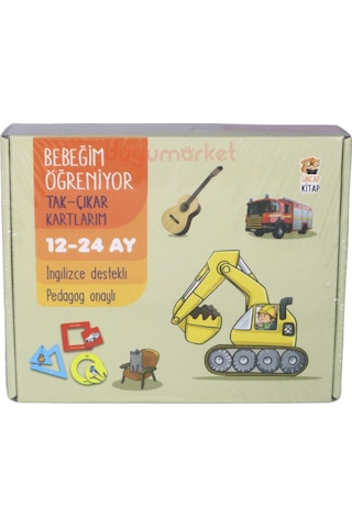 Bebeğim Öğreniyor Tak Çıkar Kartlarım 12 - 24 Ay