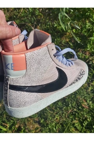 Nike Blazer Kadın Ayakkabı Kutusu Kapaksız Açık Gri