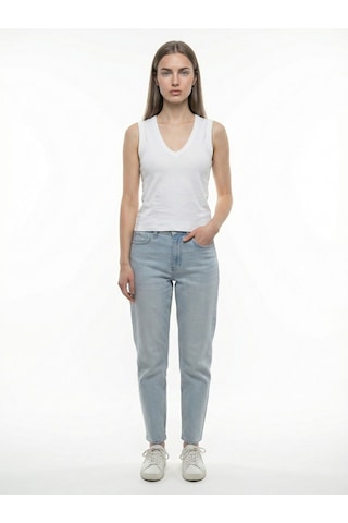 LOFT Slim Fit Kadın Bluz K.kol Lf2042980 Q1.v1 Beyaz