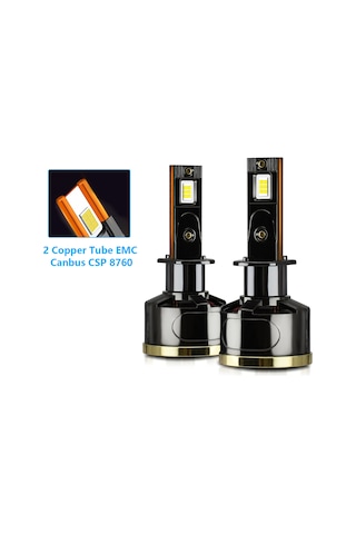 Tenfowee 2024 Yeni Model Led Far, 130w Güçlü Aydınlatma, H1 Uyumlu, 18000 Lümen Parlaklık, Otomobil Led Farı, Çift Bakır Borulu Soğutma Sistemi