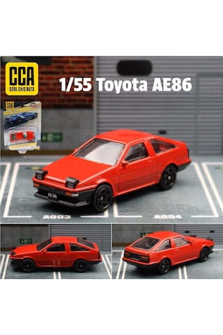 Cca Premium Series Toyota Ae86 Kırmızı 1/64 Model Araba