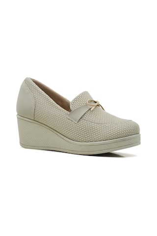 King Paolo Z6179 Loafer Krkaers - Bej - Kadın Ayakkabı Bej