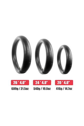 Dofolink 26 4.0v Kumaş Lastikli Çin Üretimi Bisiklet İç Lastiği - Dağ, Plaj, Kar Bisikletleri İçin Uygun