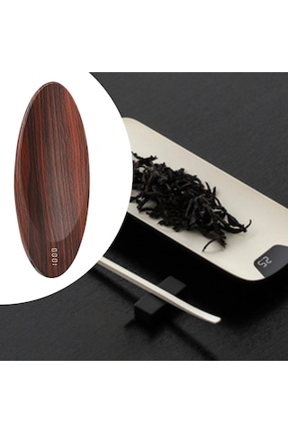 Homyl Cep Mini Ölçekli Modern Kahve Terazisi Tartı Kahverengi Kahverengi